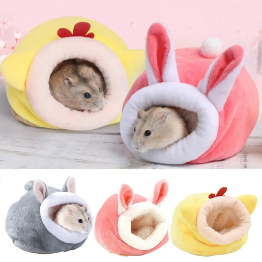 Hamster Cage Rodents Hammock Rabbit Bed House